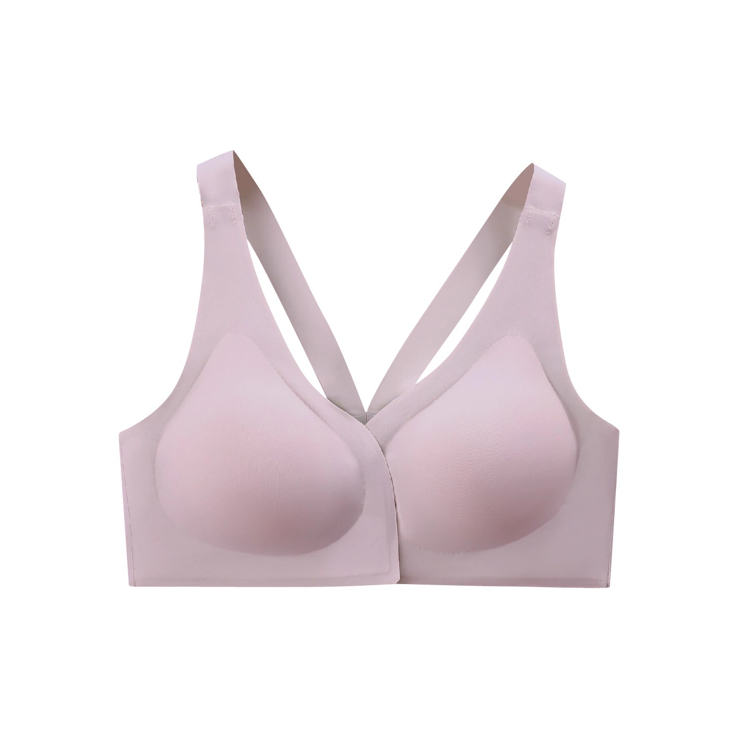 V-Front Closure Wireless Bra